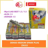 DENSO IRIDIUM Power Spark Plug ZXU22 - Perodua Myvi Lagi Best 1.3 / .5 & ALZA & AVANZA 1.5 (1SET 4PC