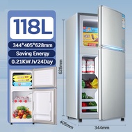 Refrigerator Mini refrigerator inverter Refrigerator With Freezer Inverter 2-Door Small Refrigerator