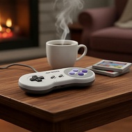 Wireless Gamepad Retro 16-bit Game Stick for SNES/SFC/FC, HDMI Plug & Play TV Console Pad Permainan 