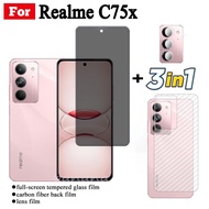 Reame C75x Anti Blue Light RayกระจกนิรภัยReame C75 Note 60 60X Anti-Spyกระจกนิรภัยป้องกันหน้าจอ+ฟิล์