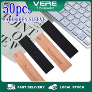100pcs Ballpen Packaging/Packaging For Pen/Kraft Paper Pen Sleeve/Pen Box/Kraft Pen Sleeve Pouch Pen
