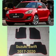 Suzuki Swift 2017-2020 nomad rubber car mat with piping Swift nomad custom carmat Swift nomad carmat