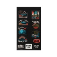 EIGER EIGER89 MOUNTAIN STICKER - No Colour