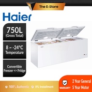 Haier 750L 6-in 1 Convertible Chest Freezer (Freezer <> Fridge) | BD-788HP (Fast Freeze Refrigerator