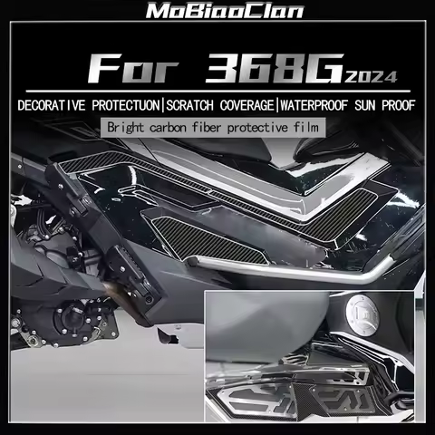 For ZONTES ZT368G 368 G 368g 2024 6D Motorcycle carbon fiber stickers film decoratin and waterproof