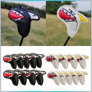 fixory 9x Universal Shark Golf Club Protector 17.5x9cm Outdoor Travel Waterproof