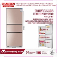 SHANBEN`X<Refrigerator:i_so_Three:d`Door;E`Refrigerator;V`6.8;y`Cubic;m`Feet Energy Saving Low Nois