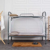 其他品牌 - 學生宿舍單人床拉鏈方頂加密全底蚊帳，尺寸:1號120x190x95厘米