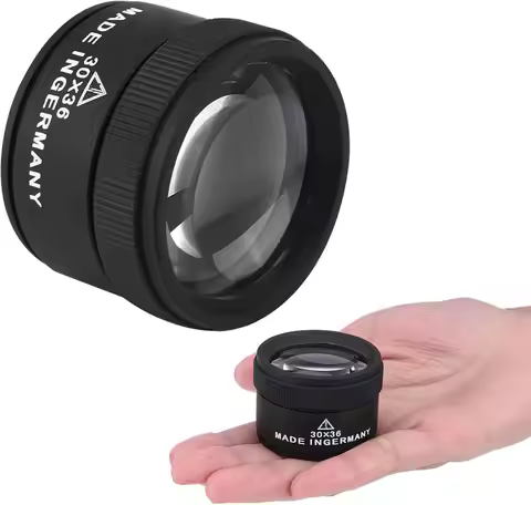 30x36mm Magnifying Glass K9 Optical Lens Handheld Loupe Precision Watch Repair Magnifier for Electro