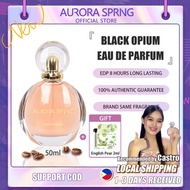 【BUY 1 GET 1】Aurora Spring Black Opium 50ML Oil-Based Perfume Floral Fragrance Natural Raw Material Long Lasting Fragrance Perfume Flower Vanilla Coffee Scented Eau De Parfum