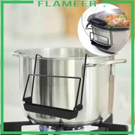 [Flameer] Stainless Steel Slow Cooker Lid Holder, Kitchen Storage Rack Easy to Clean Kitchen Space Saving Pot Lid Stand for Counter Countertop