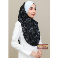 Tudung Sarung Printed/ Tudung Sarung Sarima Hoor Moscrepe/ Tudung Printed 4D Anti Kedut Size M/L