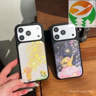 Gn1 Fresh drop phone 17 16 15 14 Cover Cartoon Star People Glow Gold Plated Pattern Vogue Unique Dro