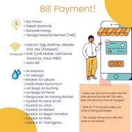PEMBAYARAN BIL AIR, ELEKTRIK DAN POSTPAID ANDA