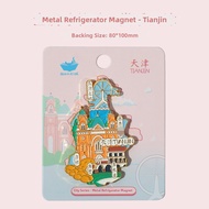 Beijing Dalian Hebei Qingdao City Tourist Souvenir Fridge Magnet
