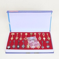 6cm Fairy Tail Keychain 18pcs Lucy Heartfilia Zodiac Key Rare Figure Fairy Tails New Kids Toys