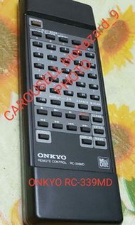 今日出售 ONKYO  REMOTE CONTROL  RC-339MD  安橋音響  MD  錄音座專用無線遙控器一個