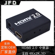 Pengulang HDMI2.0 Penguat Isyarat HDMI 60m Extender Menyokong 4K 2K 3D HDMI Extender 4.6