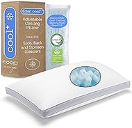 Coop Home Goods Eden Cool+ Pillow, King Size Plus Shaped Memory Foam Pillows with Cooling Gel, Back, Stomach or Side Sleeper Pillow, Adjustable Neck Support for Sleeping, CertiPUR-US/GREENGUARD Gold