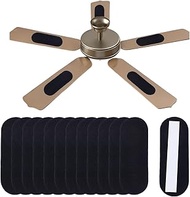 arricraft 12 Pcs Ceiling Fan Filters for Blades, Activated Charcoal Carbon Air Purifiers for Office 