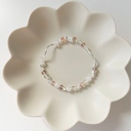 Eclipse/黑銅鈦晶 月光石 托帕石 白水晶/水晶手鍊 客製化