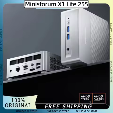 Minisforum X1 Lite 255 Mini PC AMD R7 255 32GB+1TB Graphics AMD Radeon 780M WiFi6E BT5.2 Windows11 O