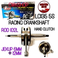 LC135 5S RACING CRANKSHAFT SR2 JETUP 4MM/100 ROD ＆ JETUP 6MM/102 ROD IKK