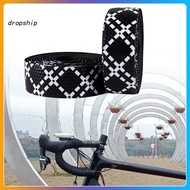 DRO_ 2Pcs Bike Plaid Handlebar Tape Cycling Handle Bar Strap for Road Bicycle