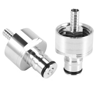 2Pcs/Lot 304 Stainless Steel Carbonation Cap 5/16 Inch Barb Ball Lock Type Fit Soft Drink PET Bottle