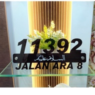 NEW ARRIVAL HOUSE SIGNAGE/NOMBOR RUMAH/NOMBOR PLAT RUMAH MODERN DESIGN