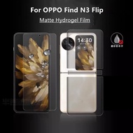 For OPPO Find N3 Flip matte tpu full Cover Clear Film Guard Screen Protector Screen Protector Full Cover Soft Hydrogel Film For OPPO Find N3 Flip matte Back Hydrogel