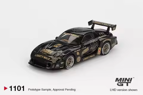 PreSale MINI GT 1:64 LBWK RX-7 LB-Super Silhouette FD-NILES Die-Cast Car Model Collection Miniature