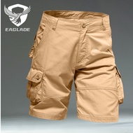 EAGLADE Casual Cargo Shorts for Men in Khaki