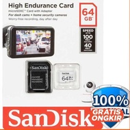 Sandisk High Endurance micro SD Card C10 U3 Vmbps - 64Gb