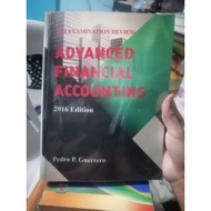 ADVANCED FINANCIAL ACCOUNTING (CPA EXAMINATION REVIEWER) 2016 EDITION BY PEDRO P. GUERRERO