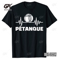 Funny Petanque Boule Graphic Cotton T-Shirt - Casual, Oversized, Breathable for Men & WomenS-5XL