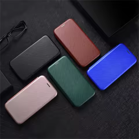 Fashion Flip Carbon ShockProof Wallet Magnetic Leather Cover Case For Vivo X90 Pro Plus 5G Phone Bag