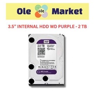 3.5” INTERNAL HDD WD PURPLE - 2 TB