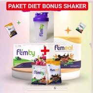 Package Package | Flimty 1 BOX + FLIMEAL 1 BOX BONUS DIET PACKAGE SHAKER