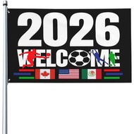 2026 World Cup Flag Cup fg3X5FT Canada American Mexican Flag