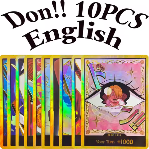 10PCS Don!! Cards One piece PRB-02 English Proxy OPCG Game Cards Gear 5 Shanks Carrot Boa Hancock Na