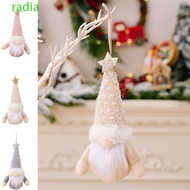 RADIANTZAP Christmas Dwarf Knitted Hat, Rudolph Doll Handmade Christmas Faceless Doll Hat, Cartoon W