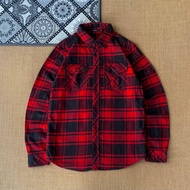KEMEJA Evisu Flannel Shirt size M (like new) 100% original 250226J J J