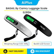 BAGAIL By Camry Luggage Scale EL910H Weighing Range 0.05-50Kg Backlit LCD Screen