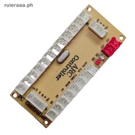 ruieraaaPET Zero Delay Arcade USB Encoder PC To Joysti Arcade Roer Circuit Board Controller Panel Fo