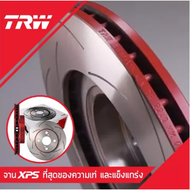 TRW XPS จานเบรค หน้า TOYOTA HILUX REVO 4WD ยกสูง ปี 2015-2025 โตโยต้า รีโว่ เซาะร่อง จานดิสเบรคแต่ง 