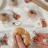 Squishy Toys Capybara  Doll Stress Relief Toys Kawaii Finger Press Rebound Vent Anxiety Relief Toys