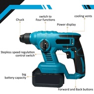 Impact Drill Electric Rotary Cordless Hammer Lithium Battery Gerudi Tukul Heavy Duty Drill 电钻