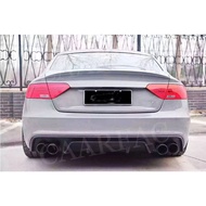 Carbon Fiber Rear Lip Diffuser Spoiler for Audi A5 S5 Sline 2013-2016 Diffuser Bumper Guard Car Styl
