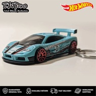 GANTUNGAN HOT WHEELS McLaren F1 GTR KEYCHAIN - BLUE - KEYRING - KEYCHAIN - CUSTOM - TOTAL WHEELS
